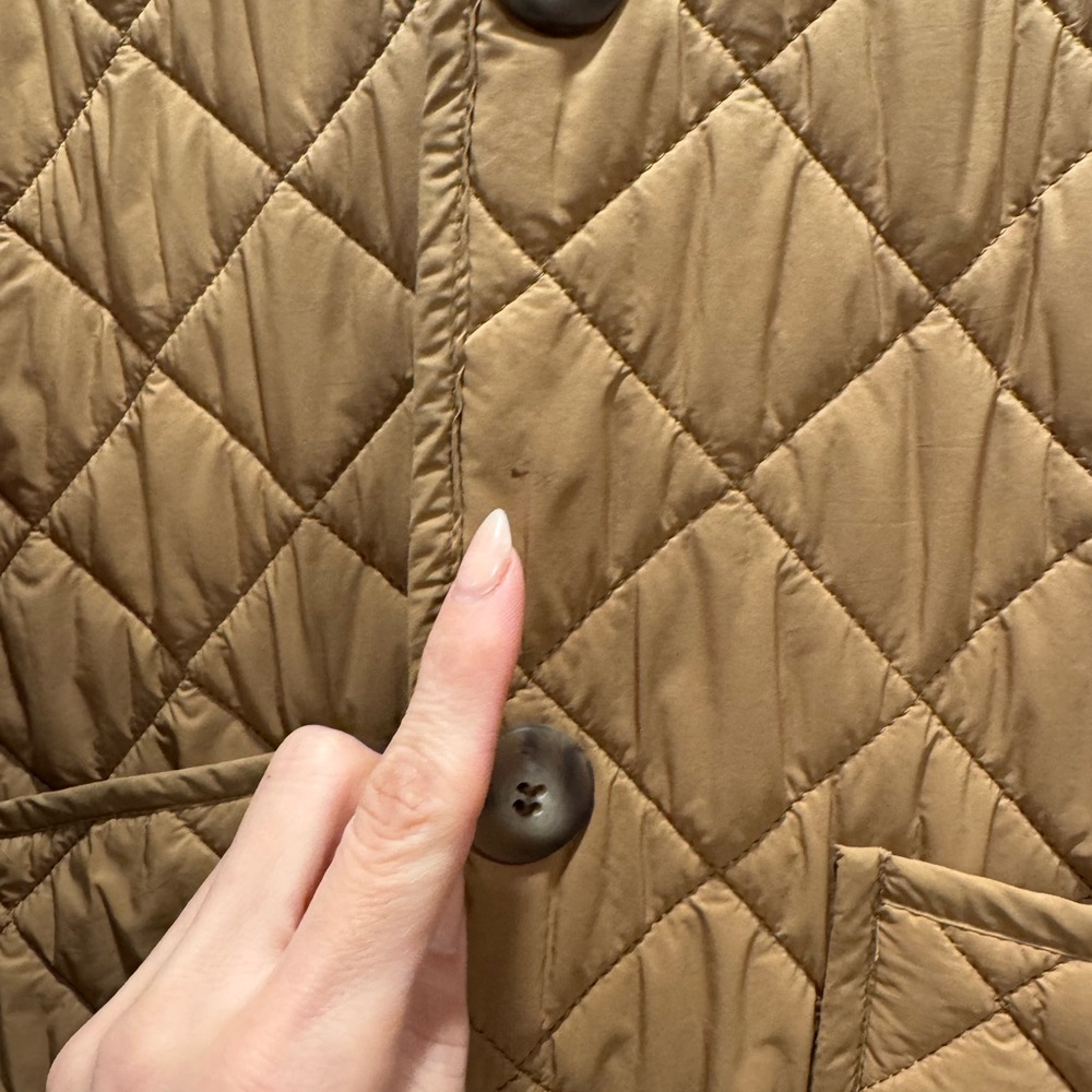 OLD NAVY Quilted Beige neutral  Jacket - Picture 3 of 5